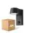 Voordeelpak 4x D'Lite Wandlamp Lira Zwart 7W 600lm 830 Warm Wit | IP54 - Bewegingssensor