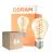 Voordeelpak 6x Osram Vintage 1906 LED Classic Slim E27 Peer Filament Goud 8W 806lm - 922 Zeer Warm Wit | Beste Kleurweergave - Dimbaar - Vervangt 60W