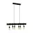 Eglo Hanglamp Townshend 6 Staal Zwart | IP20 - Geschikt voor 6x E27 