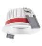 Ledvance LED Spot Fire Rated Aluminium Wit 8W 720lm 36D - 940 Koel Wit | Zaagmaat 68mm - IP65 - Beste Kleurweergave - Dimbaar
