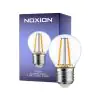 Noxion Lucent Lustre LED E27 Kogel Filament Helder 2.5W 250lm - 827 Zeer Warm Wit - Vervangt 25W