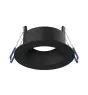Noxion LED Spot Ares Diep ring Zwart - met Binnenring Zwart | Zaagmaat 68mm - incl. GU10 Fitting