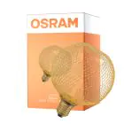Osram Decor Spiral E27 Globe Filament Goud 3.5W 170lm - 818 Zeer Warm Wit | Dimbaar - Vervangt 15W