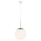 Nordlux Café Pendelarmatuur Glas Wit | Geschikt voor E27