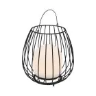 Nordlux Tafellamp Jim To-Go Portable Accu Metaal Zwart 3W 300lm - 827 Zeer Warm Wit | 3-Staps Dimbaar 