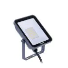Philips LED Floodlight Ledinaire BVP164 Grijs 20W 2200lm 110D - 830 Warm Wit | IP65 Symmetrisch