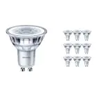 Voordeelpak 10x Philips Corepro LED Spot GU10 PAR16 3.5W 275lm 36D - 840 Koel Wit | Vervangt 35W
