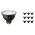 Voordeelpak 10x Philips Master LED Spot GU5.3 MR16 6.7W 430lm 10D - 930 Warm Wit | Beste Kleurweergave - Dimbaar - Vervangt 35W