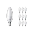 Voordeelpak 10x Philips Corepro LED Kaars E14 Mat 2.8W 250lm - 827 Zeer Warm Wit | Vervangt 25W