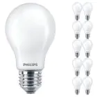 Voordeelpak 10x Philips Corepro LED Lamp E27 Peer Mat 7W 806lm - 830 Warm Wit | Vervangt 60W