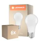 Voordeelpak 6x Ledvance Classic LED E27 Peer Mat 8.8W 806lm - 827 Zeer Warm Wit | Dimbaar - Vervangt 60W
