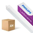 Voordeelpak 4x Philips LED Montagebalk Ledinaire BN021C 10W 1050lm - 840 Koel Wit | 60cm