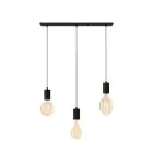 Calex XXL Hoge lumen Goud Complete Set - Including 3 XXL Lamps + Cordset Rechthoekig basis