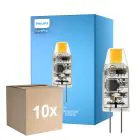 Voordeelpak 10x Philips LED Capsule CorePro G4 Helder 1W 100lm - 827 Zeer Warm Wit | Vervangt 10W 