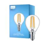 Philips Corepro LED Lustre E14 Kogel Filament Helder 6.5W 806lm - 827 Zeer Warm Wit | Vervangt 60W
